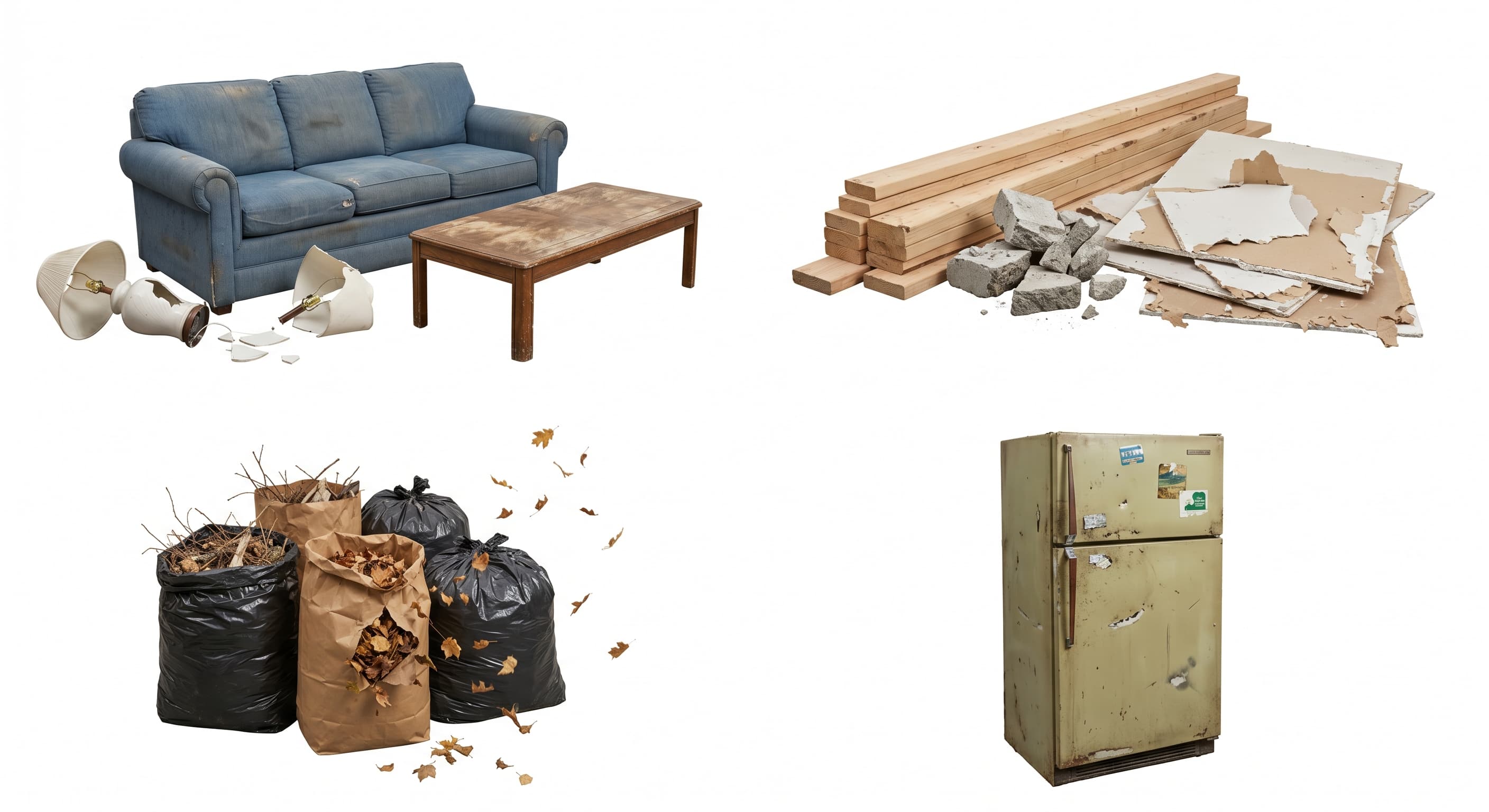 Residential Junk Removal — sample items we remove